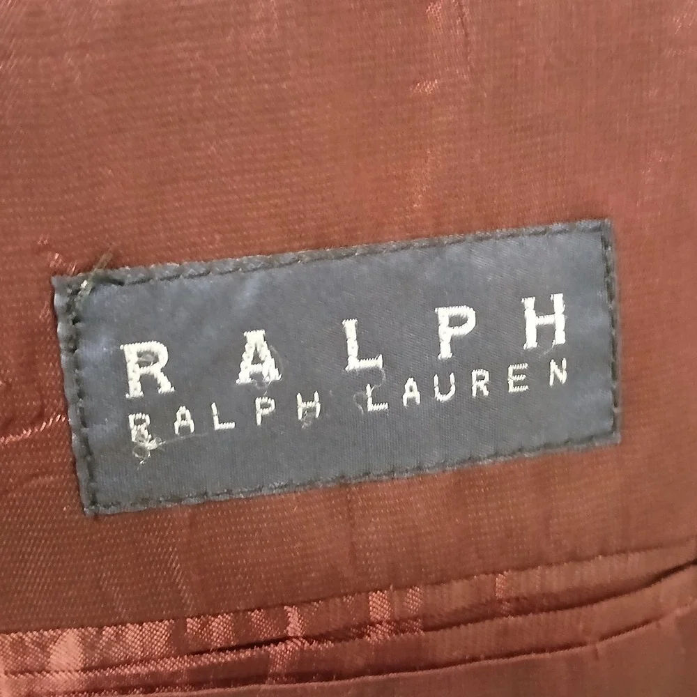 Vintage 90s RALPH‎ Ralph Lauren Sportcoat Silk Wool Blend Made in Canada 48R
